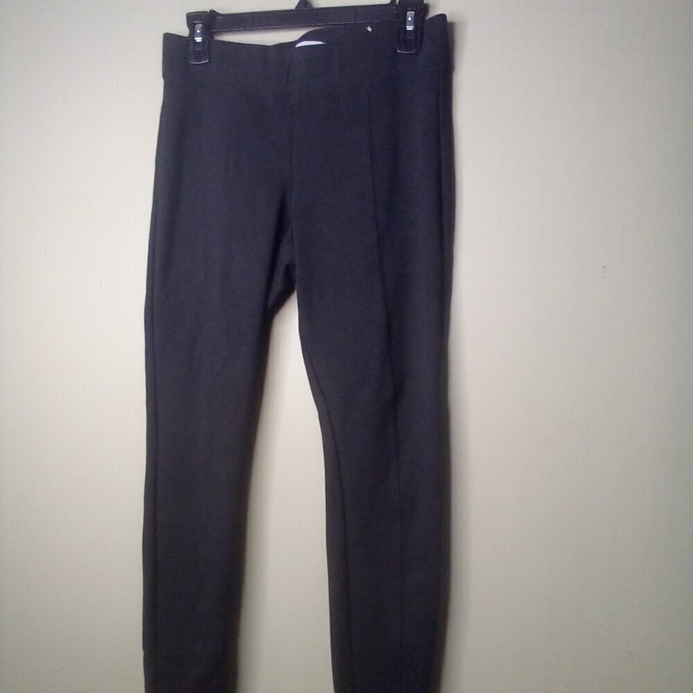 Old Navy Leggings Women M Stevie High Rise Cropped Ankle Active Dark Gray